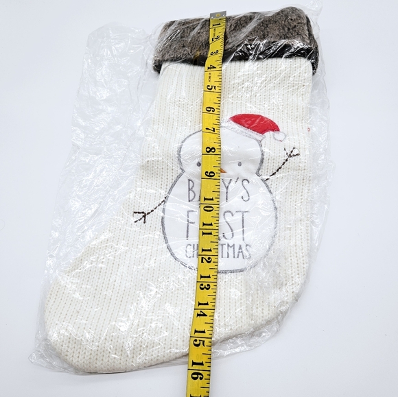 GRASSLANDS ROAD | "Baby's First Christmas" holiday stocking - Picture 3 of 5